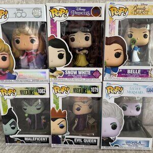 Disney Princess & Villains Funko Pop Collection